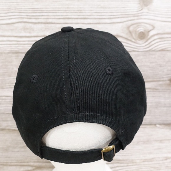 ANHEUSER BUSCH ST LOUIS BREWERY BLACK ADJUSTABLE STRAPBACK BASEBALL HAT CAP - Picture 6 of 9